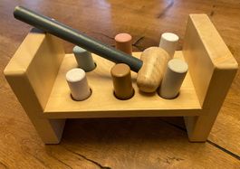 Holzspielzeug - Steckspiel/Hämmerlispiel