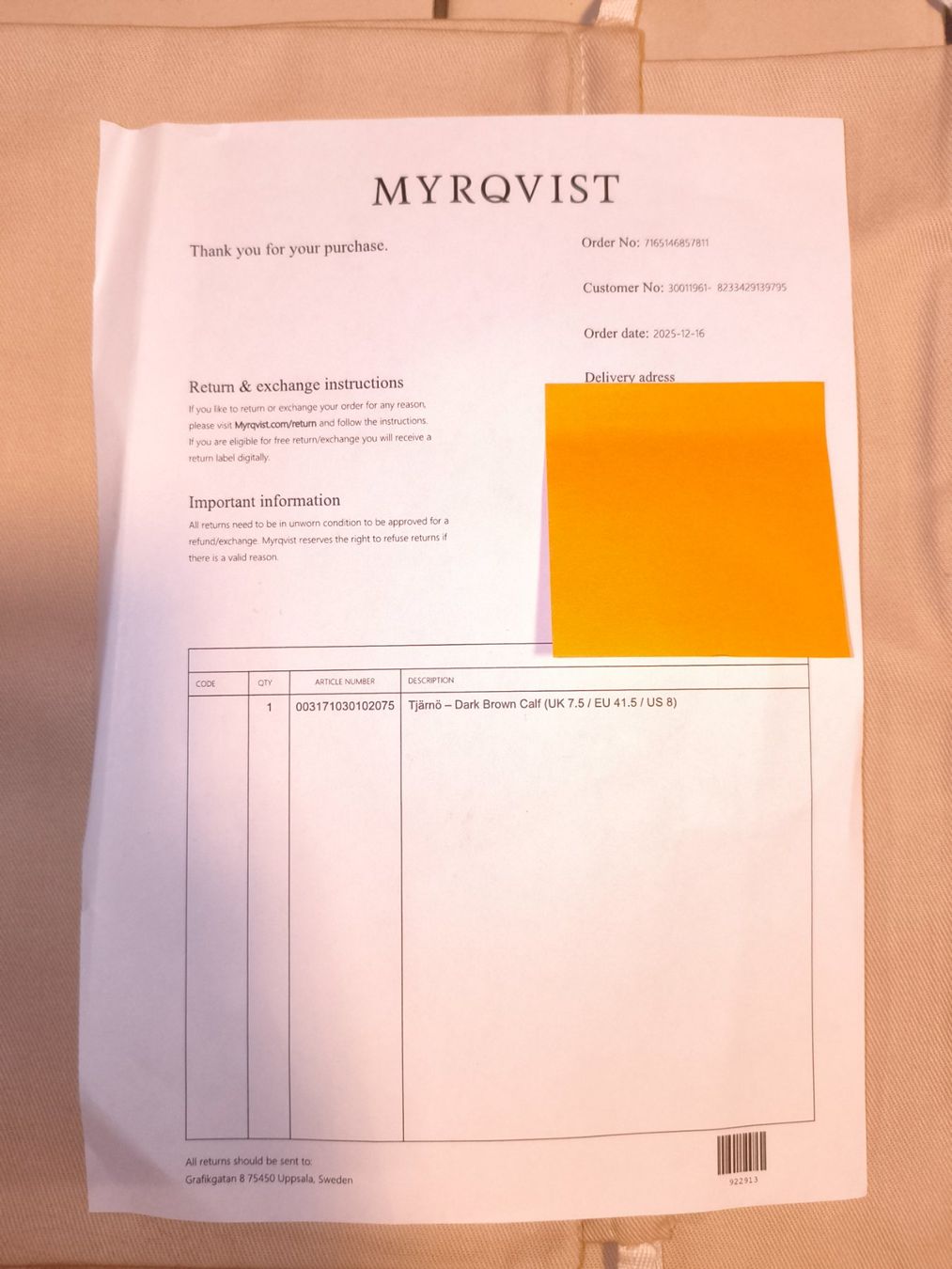 Scarpe da uomo: Myrqvist Tjärnö Grösse 41 1/2 – Usato da Schwyz venduto da sel_76fh 4