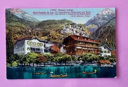 Weesen - Hotel und Pension du Lac - Badeanstalt - Boote