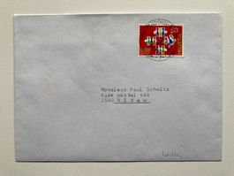 PUIDOUX-GARE 13.12.90 Letzttag-Stempel