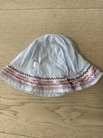 Chapeau d'été rayé pour bébé, taille 52, 100% coton