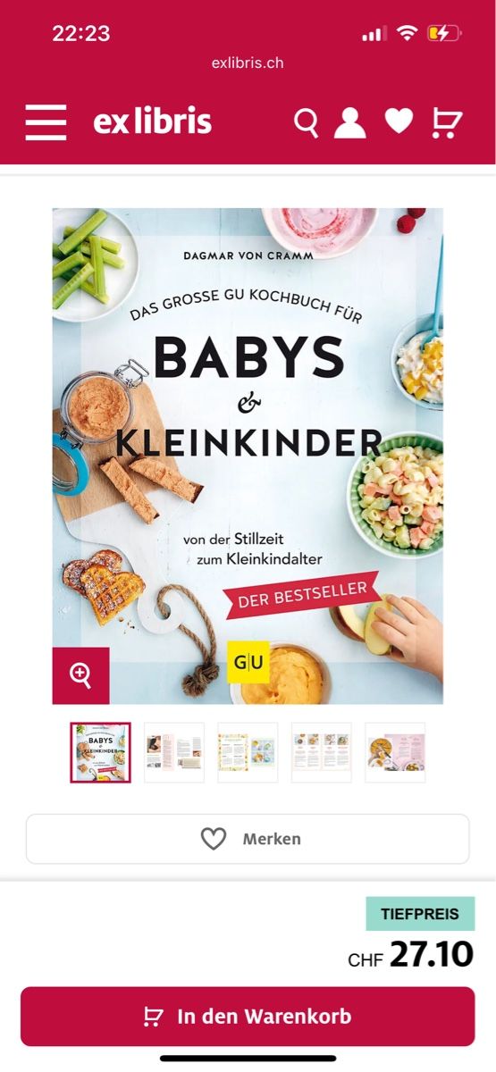 Libri: Kochen für Kleinkinder – Usato da Pratteln venduto da Daily88 2