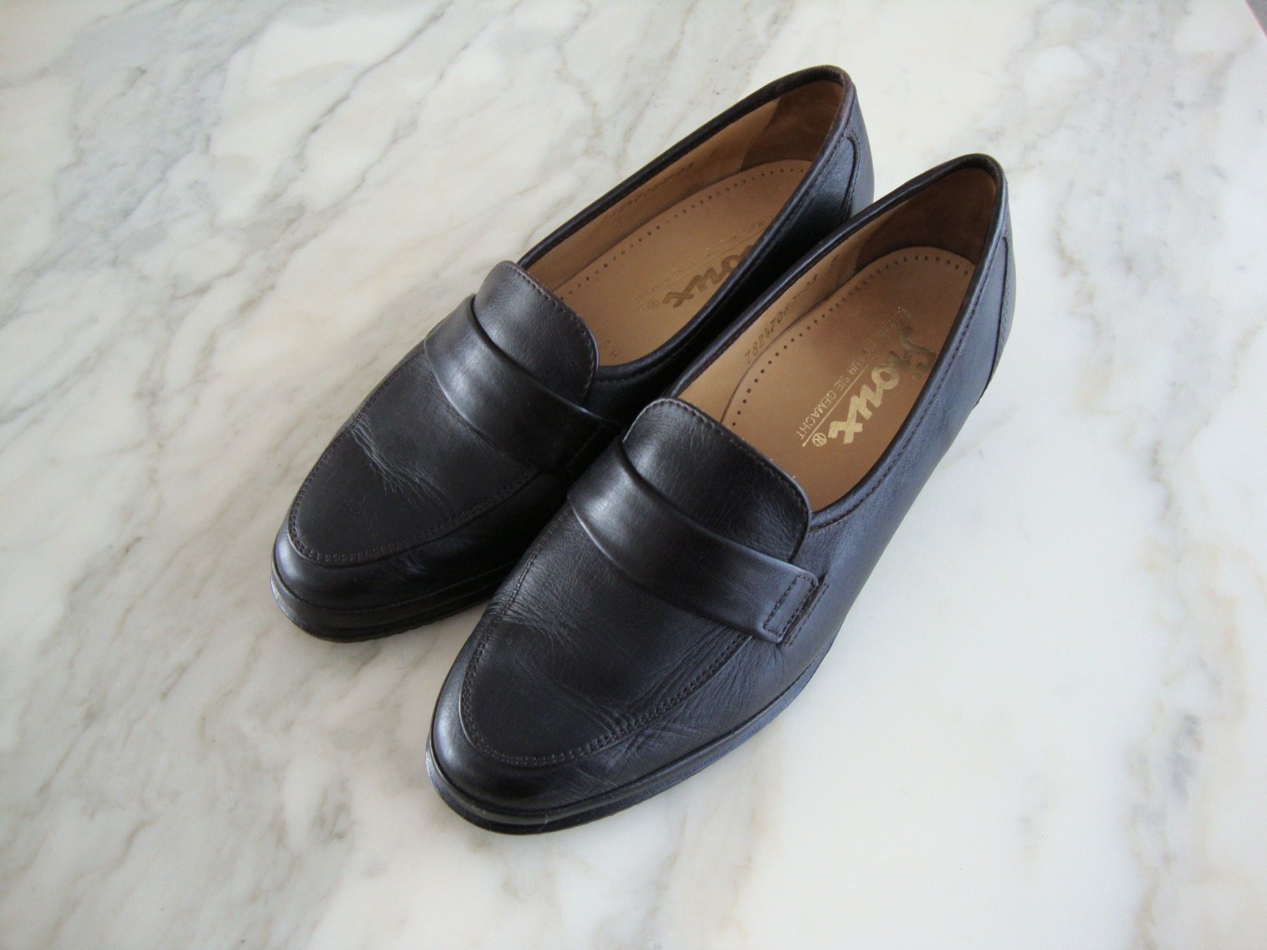 Scarpe da donna: Eleganter Halbschuh, Sioux, dunkelbraun – Usato da Zürich venduto da Senga05