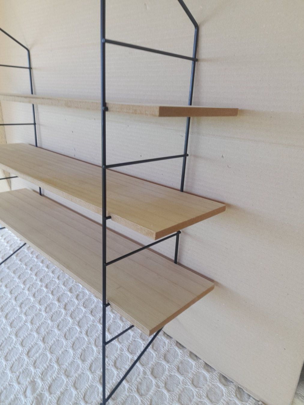 String Scaffali: Vintage String Regal/Metall Holz 3 Ablagen – Usato da Thun venduto da Treff.....e 7