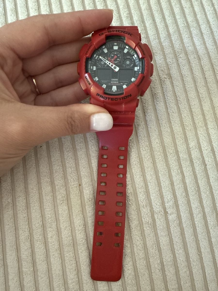 Casio Uhren: Original Casio G-Shock GA-100B in Rot – Gebraucht aus Arisdorf von ner_h922 3