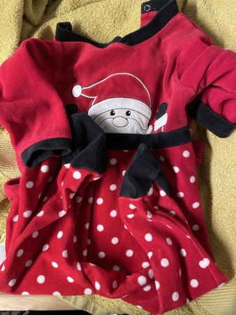 Cute Santa Baby Onesie, 12M, Xmas