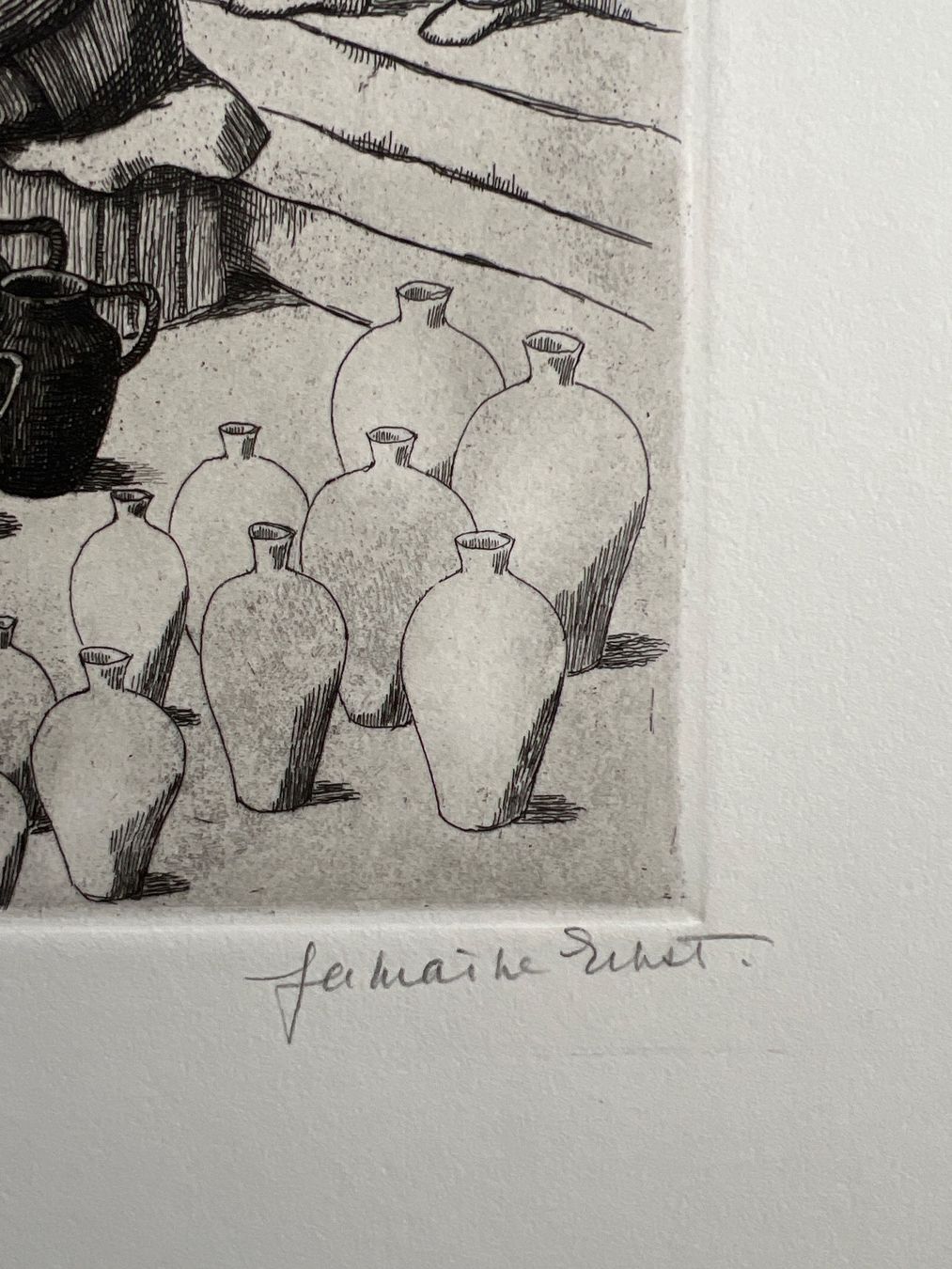 Grafica & Litografie: Germaine Ernst, handsigniert/nummeriert – Usato da Rain venduto da Pic-Ass 2