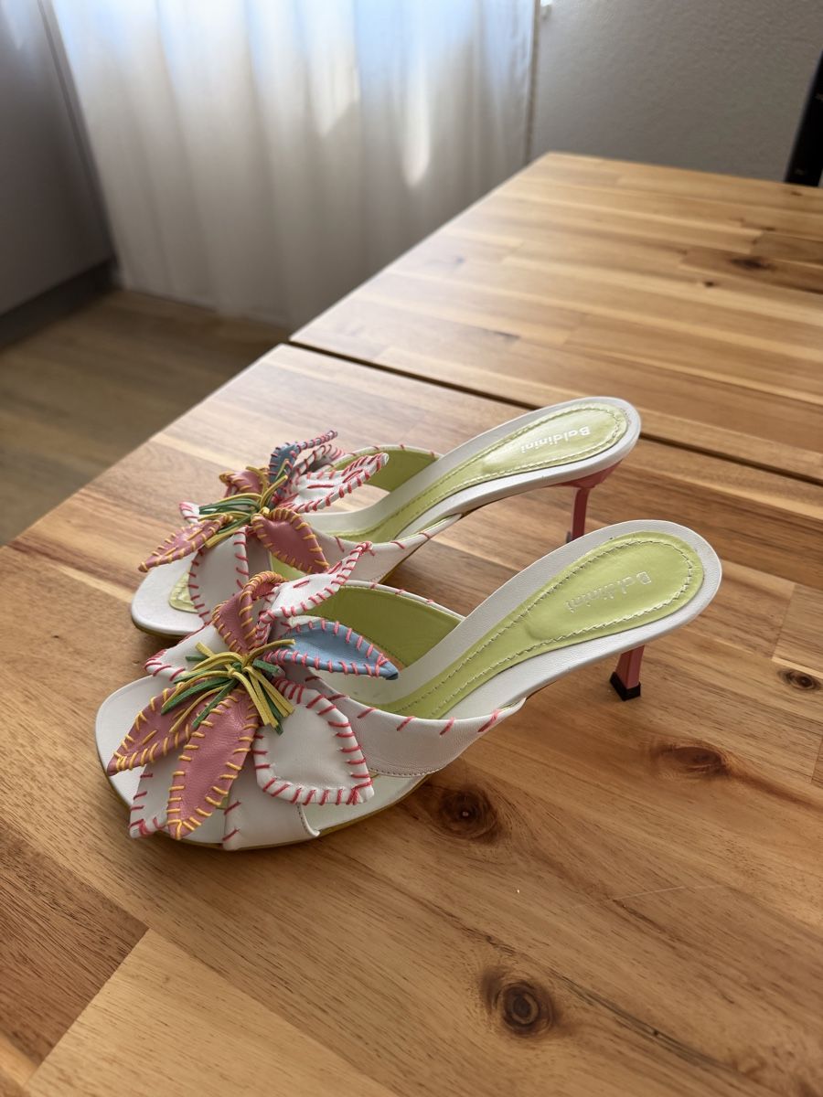 Baldinini Scarpe da donna: Baldinini Pantoletten mit Absatz, Grösse 38.5 – Usato da Muolen venduto da ginmelz 1