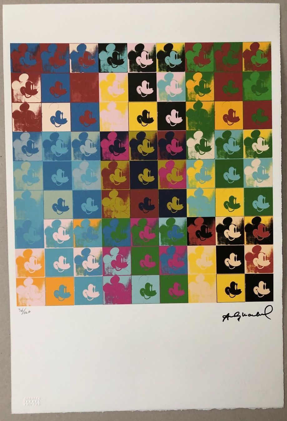 Foto & Immagini: Warhol: Multiple Mickey Mouse 36/100 – Nuovo (secondo la descrizione) da Meilen venduto da Smgdesign