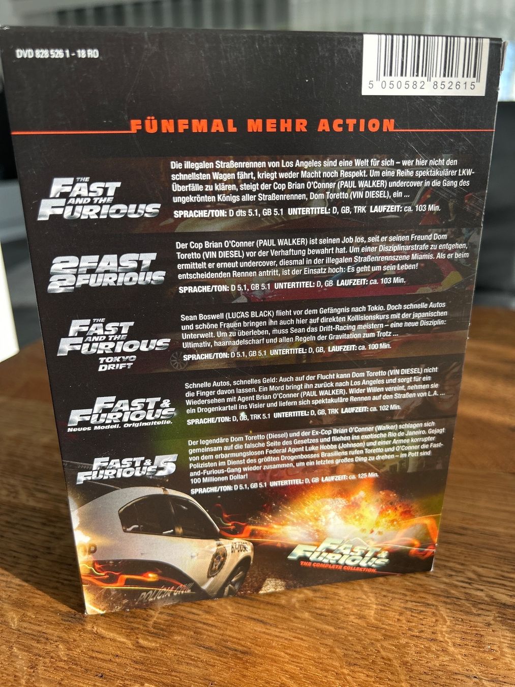 Tutti i DVDs: Fast&Furious The Complete Collection – Usato da Rupperswil venduto da CrazyMonkey 2