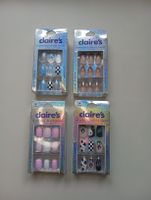 4 packs de faux ongles claire's