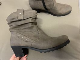 Rieker Stiefeletten grau/braun