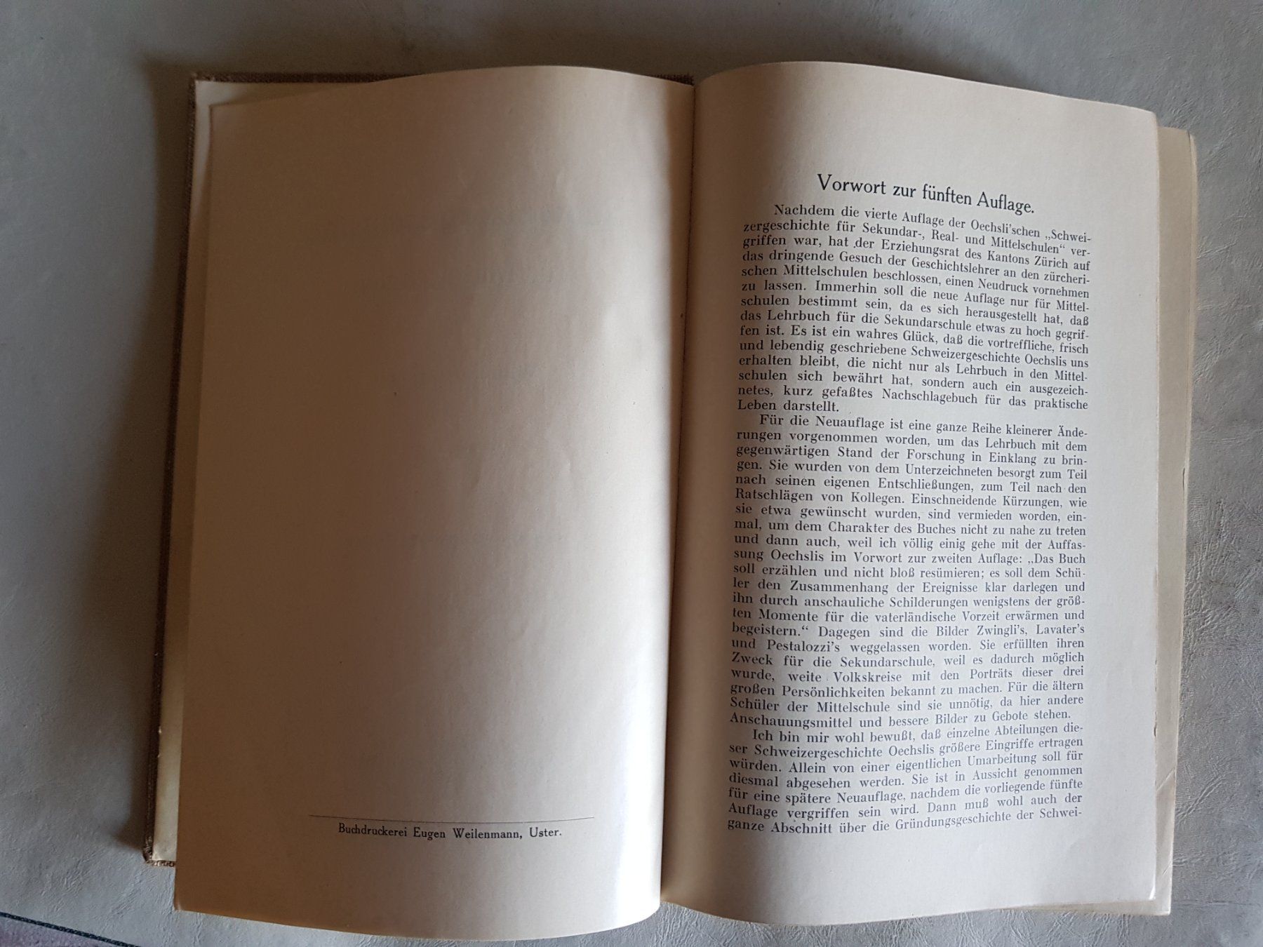Libri: Schweizer Geschichte von Prof. Dr. Wilhelm Oechsli - 1933 – Usato da Walterswil BE venduto da Lonitti 2
