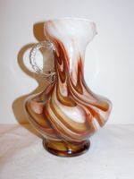 Schicke Glaskaraffe Opaline Florenz