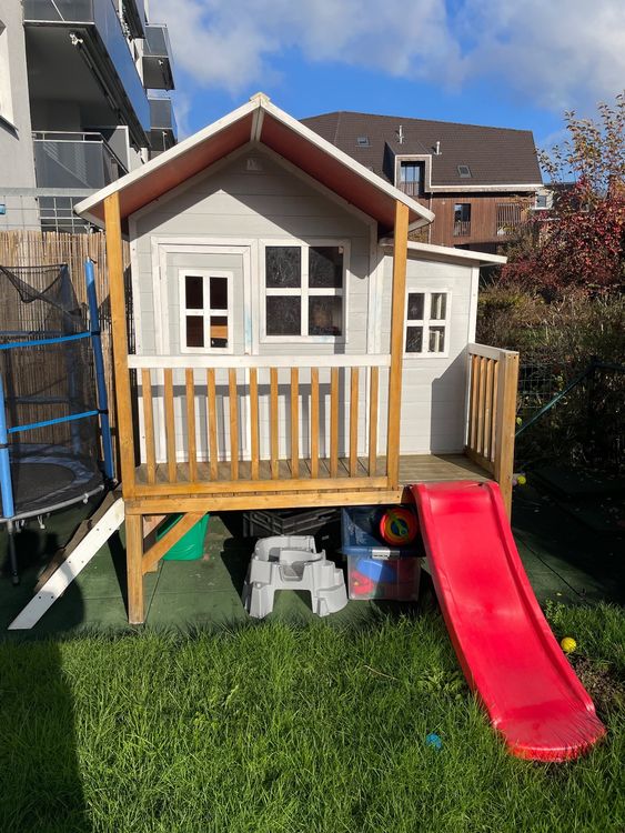 Spielhaus Holz für Garten Kaufen auf Ricardo