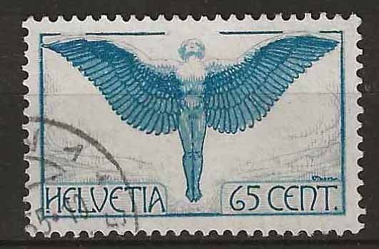 Alle Briefmarken: PA010 - Pro Aero F10 obl, – Gebraucht aus Trélex von Phil_Albert