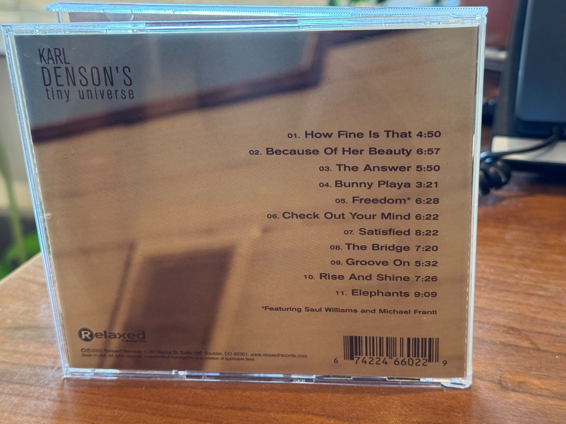 CD: Karl Denson's Tiny Universe - The Bridge - KA01A – Usato da Küsnacht ZH venduto da JazzRecords 1