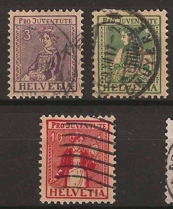 Tutti i francobolli: PJ017 - Pro Juventute 1917 obl. – Usato da Trélex venduto da Phil_Albert