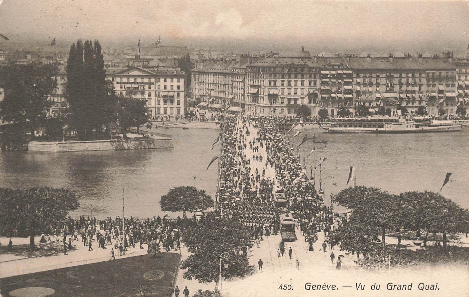 Cartoline postali: Geneve Tram Straßenbahnen – Usato da Biasca venduto da Blenio71