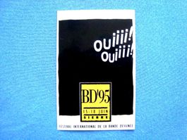 Autocollant, Aufkleber, sticker, BD Sierre Valais, juin 1995