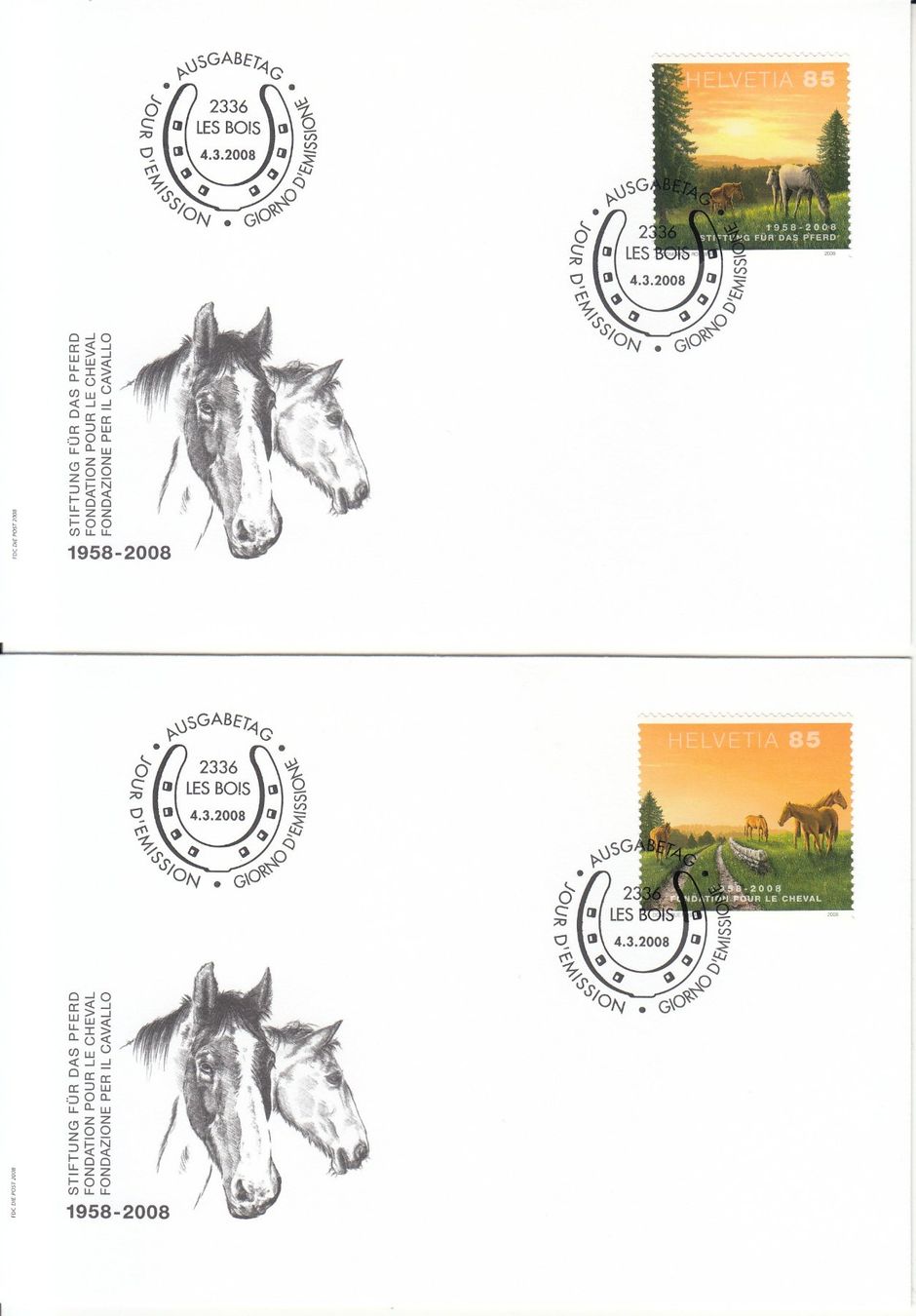 Tutti i francobolli: SBK 1259 - 1261 FDC einzeln – Usato da Bürglen TG venduto da StampGraf 1