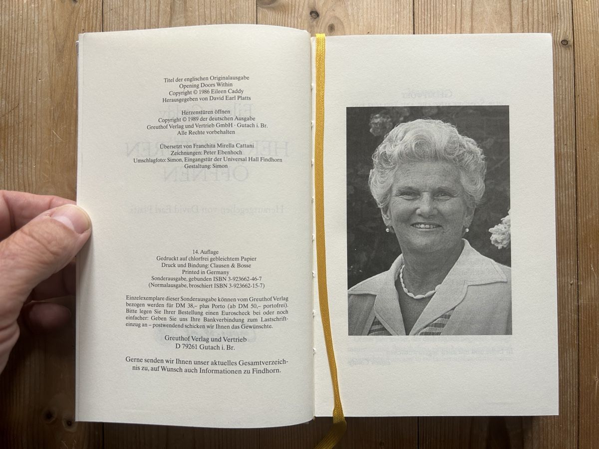 Libri: Eileen Caddy - Herzenstüren öffnen – Usato da Himmelried venduto da rasmus67 3