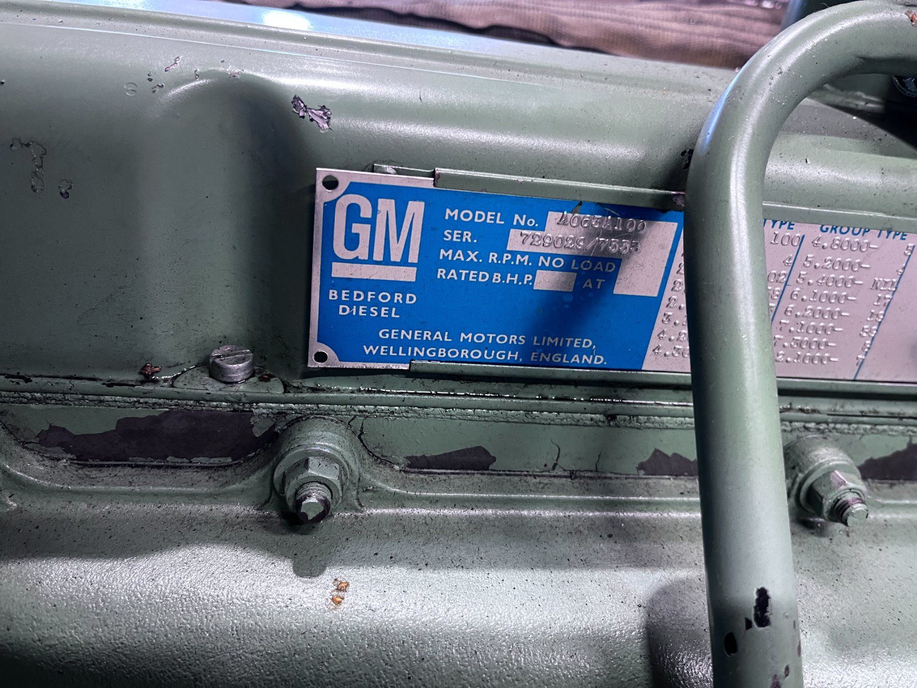 Generatori di corrente: GM Bedford Diesel Notstromaggregat – Usato da Kägiswil venduto da DEAG_OW 1