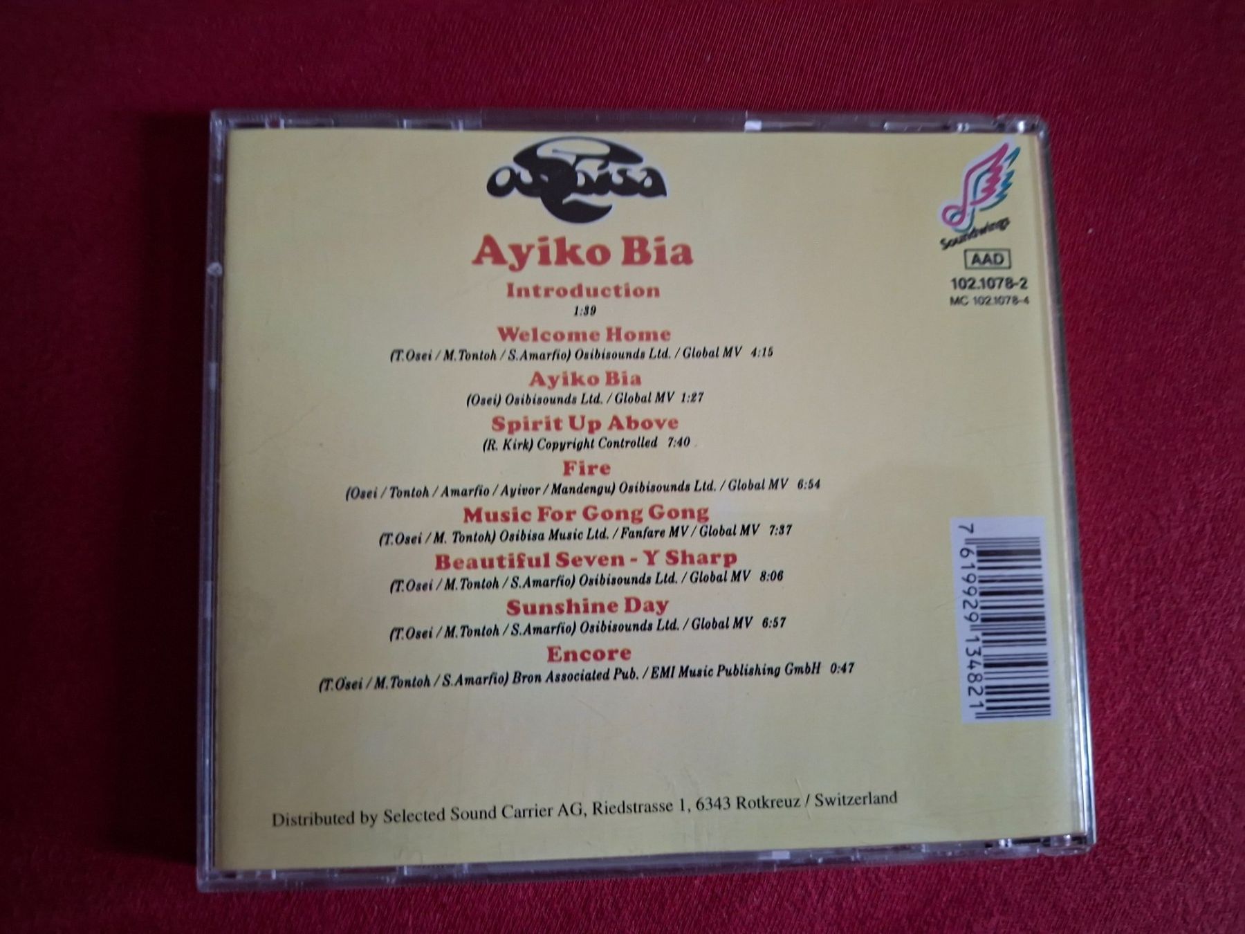 CDs: CD Osibisa – D'occasion à Burg AG par FunkFrog67 1