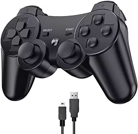 Controller: Controller PS3 Wireless Bluetooth Double Shock Ergonomie – Neu und originalverpackt aus Hundwil von pak_7zvn 1
