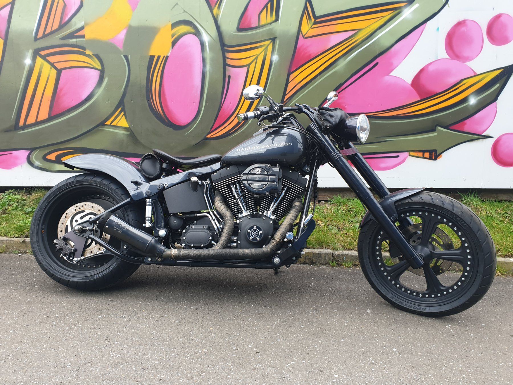 Harley-Davidson Chopper: Harley Davidson FXSTB Night Rain Umbau – Usato da Goldau venduto da Ktmuze 1