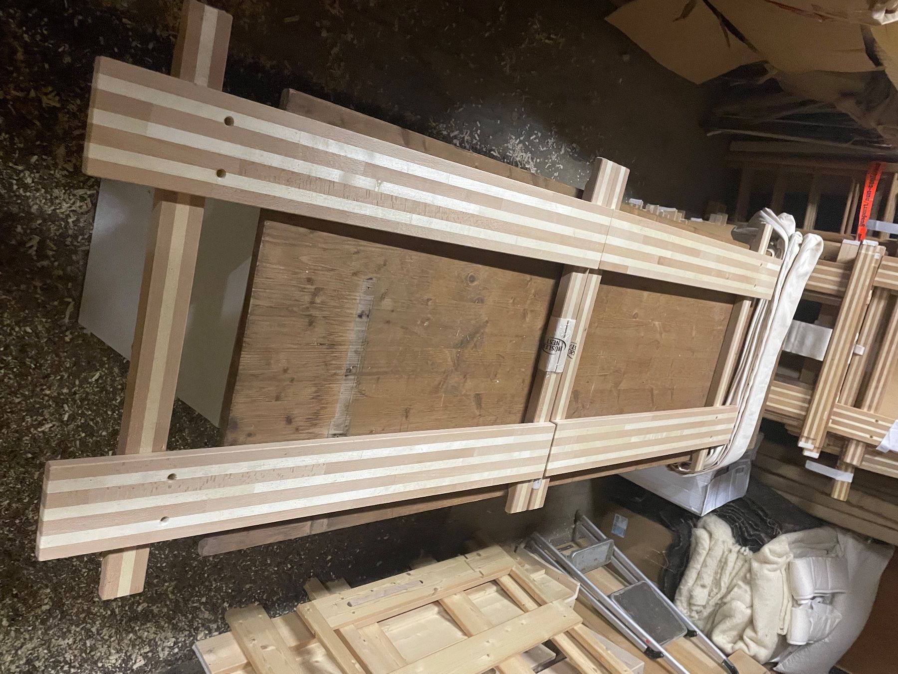 Hüsler Nest Reti a doghe: Hüsler Einlegerahmen starr -  2  teilig  - – Nuovo (secondo la descrizione) da Illnau venduto da HolzmanufakturIllnau 1