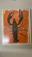 Lithographie Hummer Epreuve d'artiste" gerahmt 52x42cm
