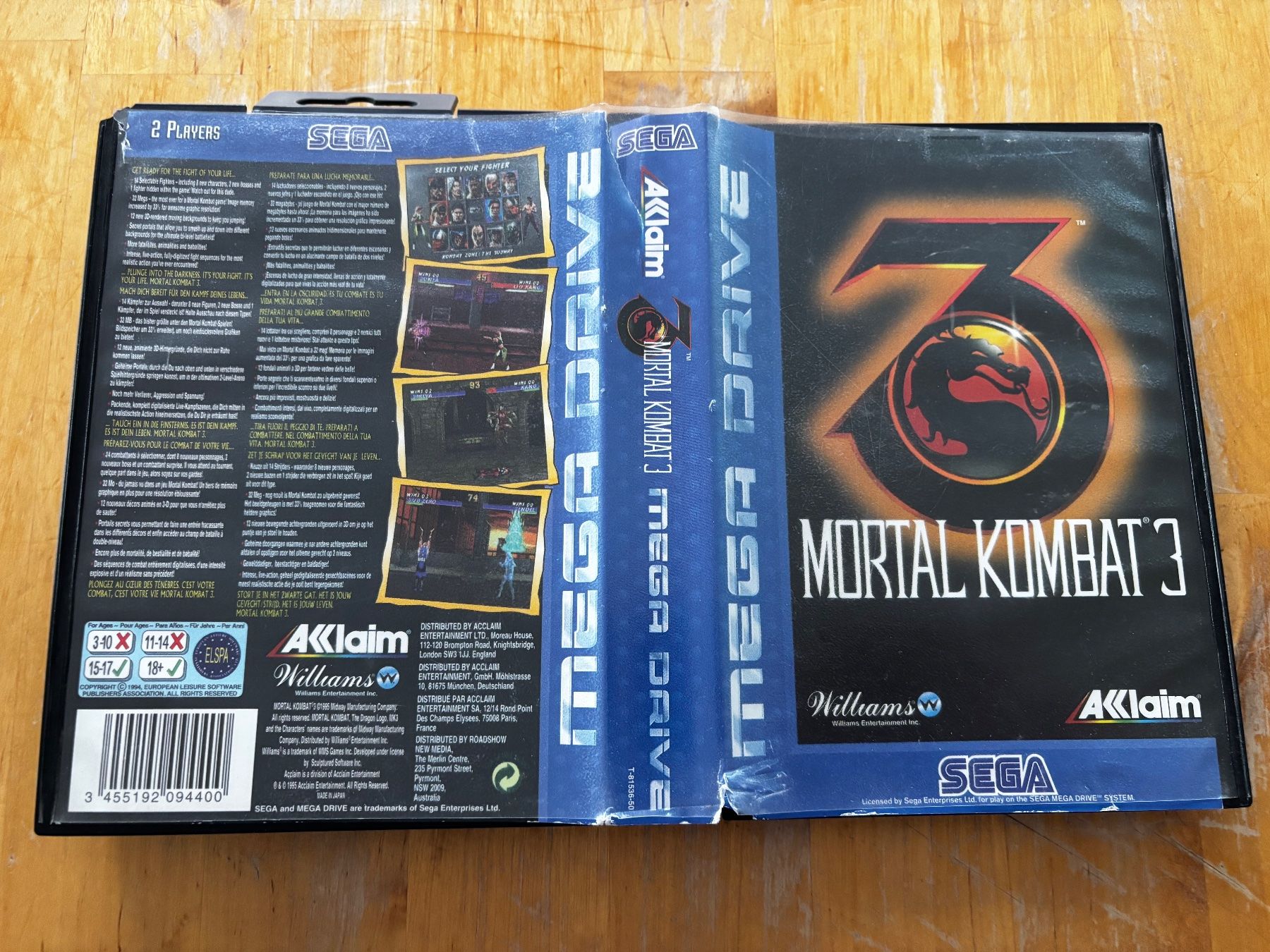 Giochi: Mortal Kombat 3 (OVP) – Usato da Frenkendorf venduto da gelbeZinnie