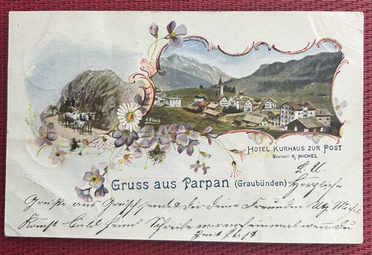 Cartoline postali: Gruss aus Parpan  – Usato da Horw venduto da Tellbub