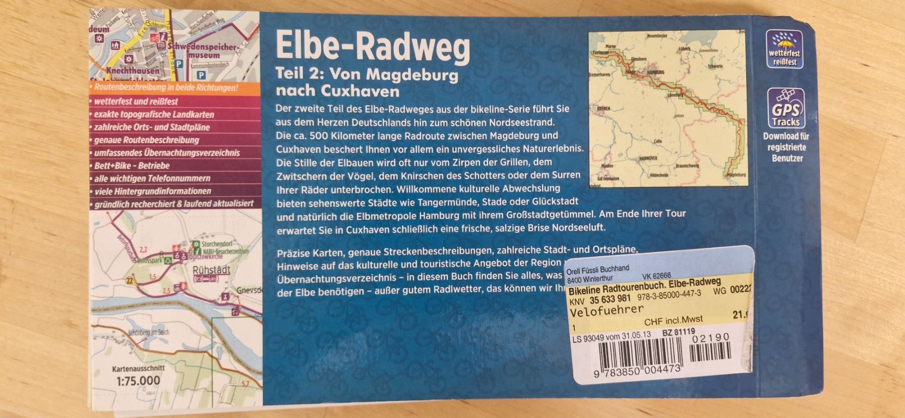 Libri: bikeline Elbe-Radweg 1+2 – Usato da Zell ZH venduto da Eva-Jana 4