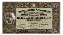Note 5 FR 1921 Super Erhaltung