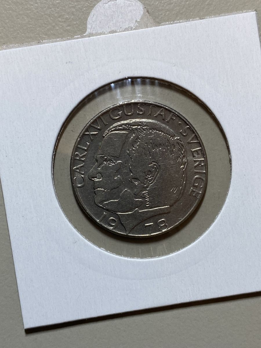 Tutti le monete: Suède - 1 couronne - 1978 – Usato da Payerne venduto da Mike1682 1