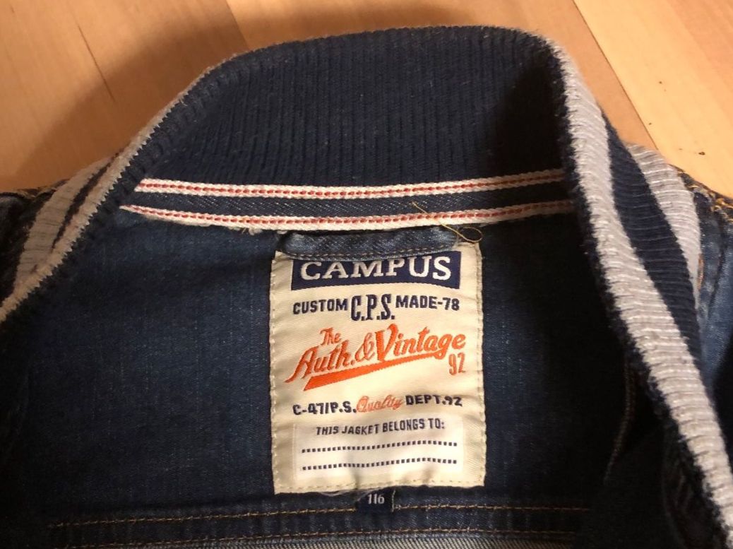 Giacche & Cappotti: Jeansjacke Grösse 116 – Usato da Vilters venduto da san_2t9g 1