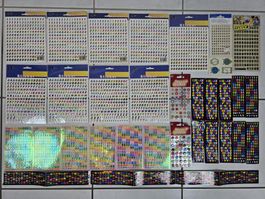 ≈4650 Sticker - Zahlen/Buchstaben/Rechenzeichen/Satzzeichen