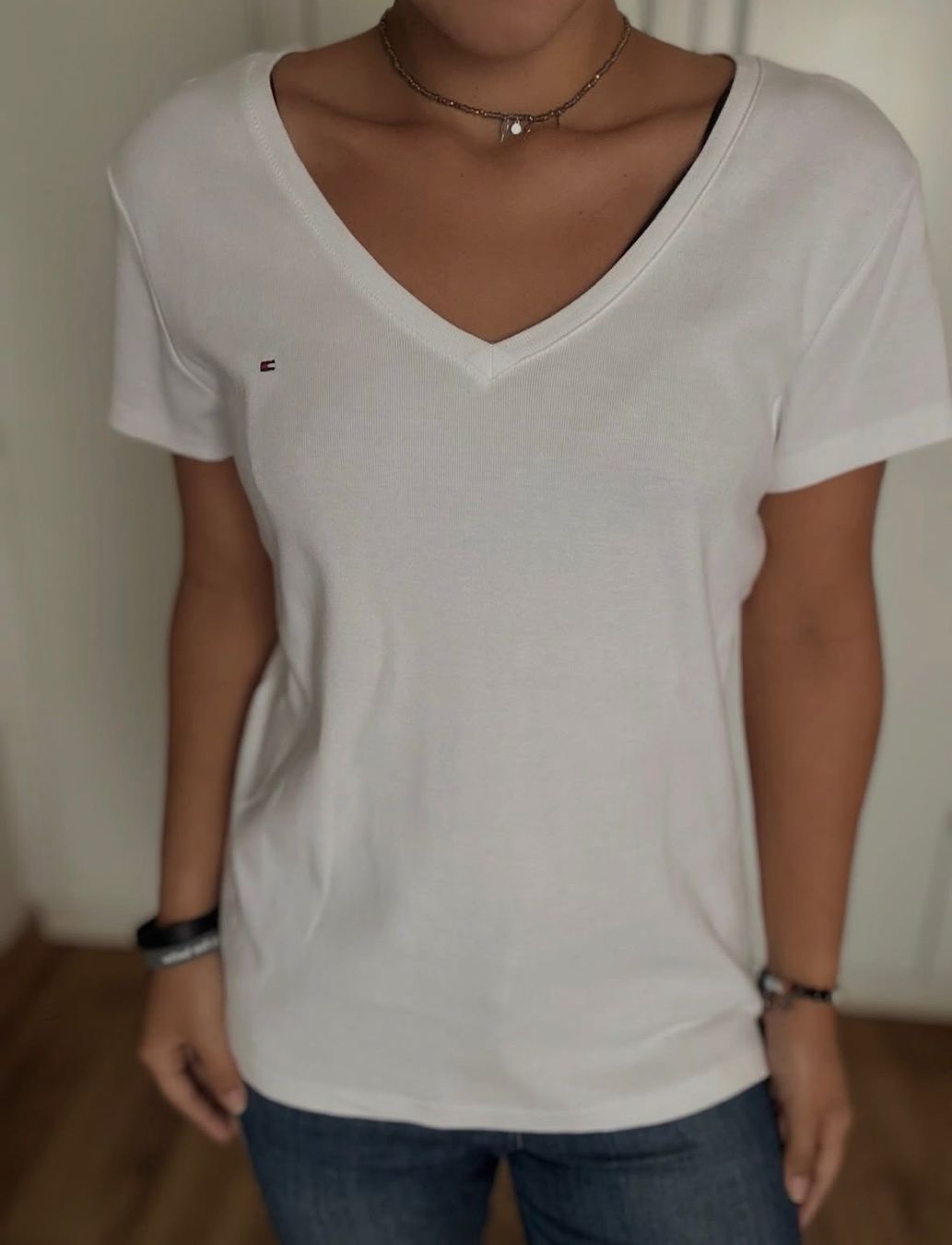 Tommy Hilfiger T-Shirts: Tommy Hilfiger T shirt White Size L – Neu (gemäss Beschreibung) aus Horgen von lme_8kj7 1