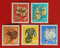 PRO JUVENTUTE SATZ 210 - 214 1965** POSTFRISCH