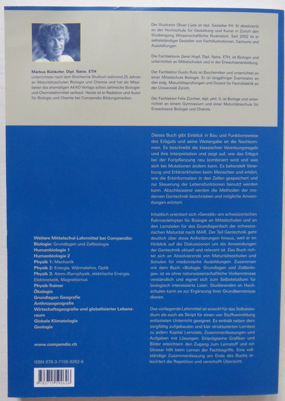 Libri: GENETIK  -  von Markus Bütikofer – Nuovo (secondo la descrizione) da Wettingen venduto da tonia3 1