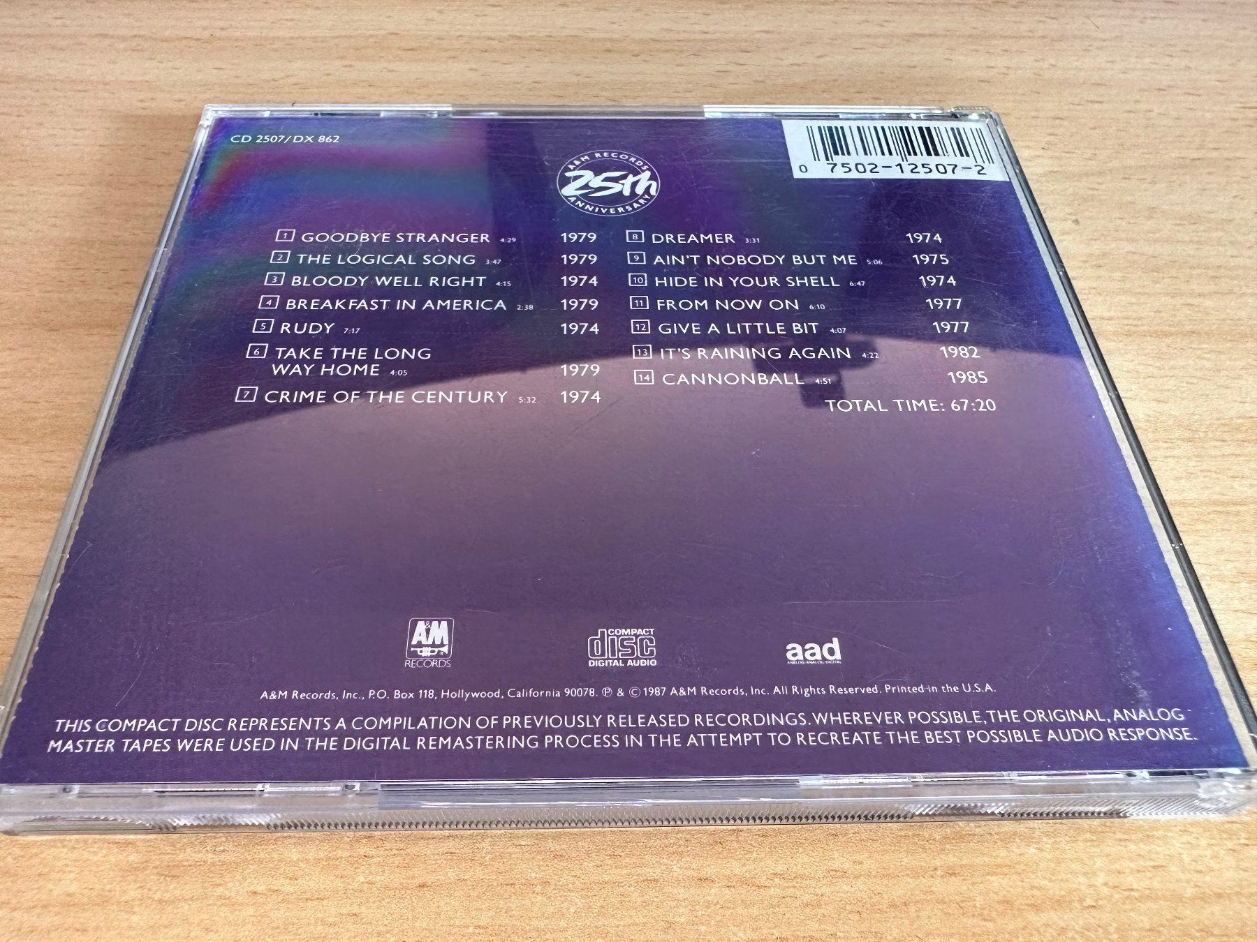 CD: Supertramp – Classics Volume 9 – Usato da Rikon im Tösstal venduto da Alpenmutz 1