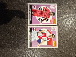 Panini 2026 Extrasticker / Luka Modrić und Heungmin Son