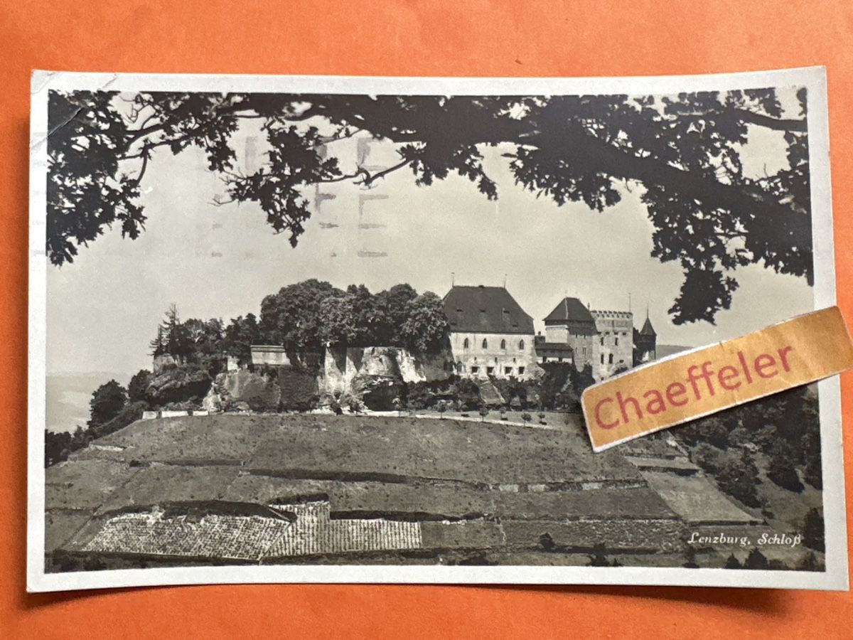 Cartes postales: 1935 Lenzburg, Schloss  – D'occasion à Zürich par Chaeffeler