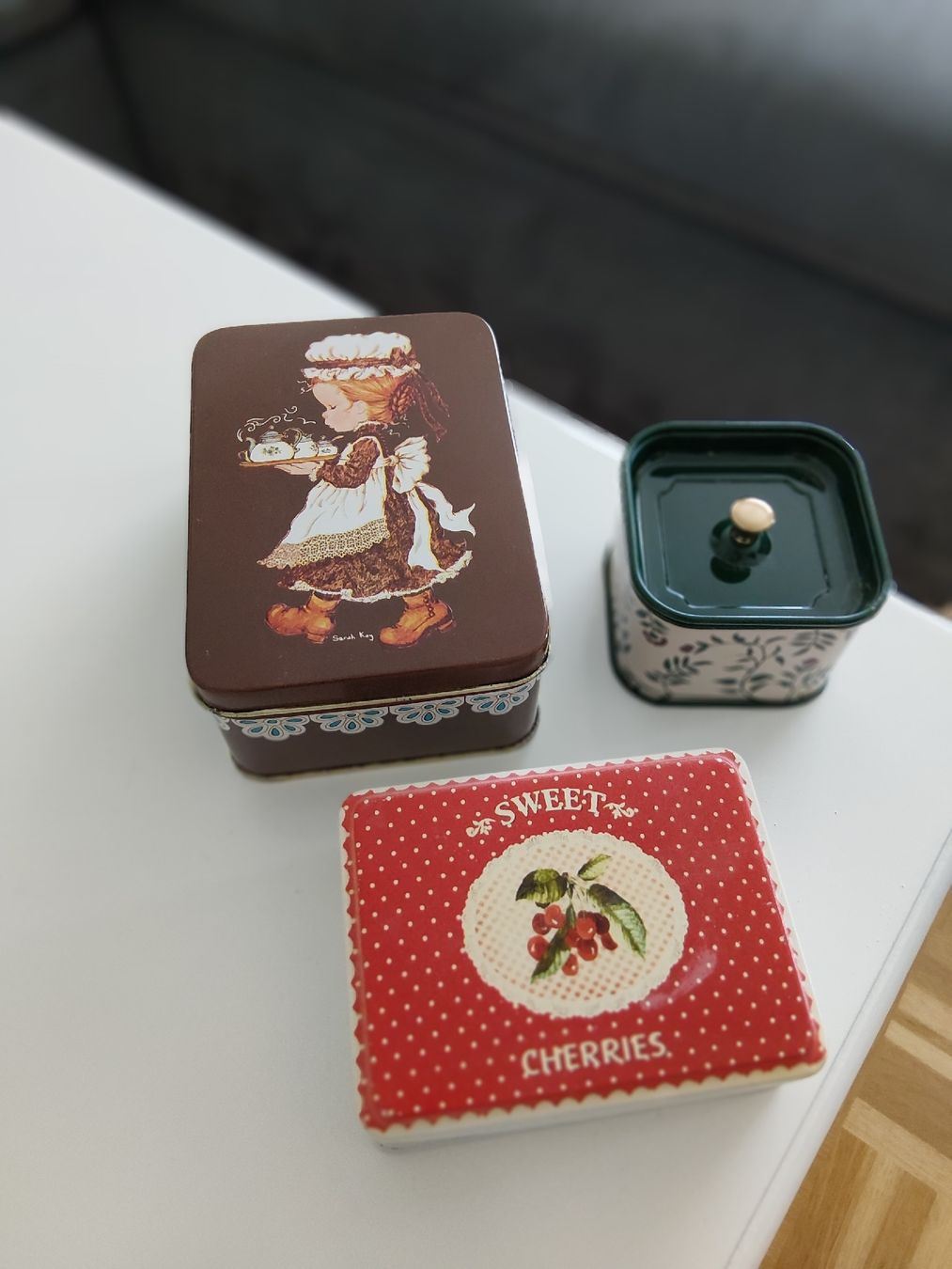 Dosen: Blechdosen Set 3 Stück Retro – Gebraucht aus Basel von M.M_ 1