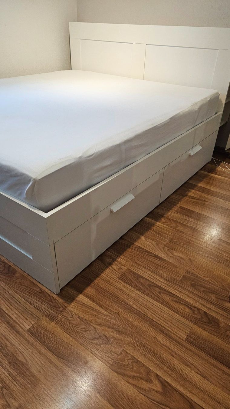 Ikea Betten: Ikea Brimnes Kingsize Bett – Gebraucht aus Küssnacht am Rigi von delanyc 3