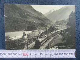 SBB ELEKTR. GOTTHARDBAHN BEI WASSEN URI AK ZUG