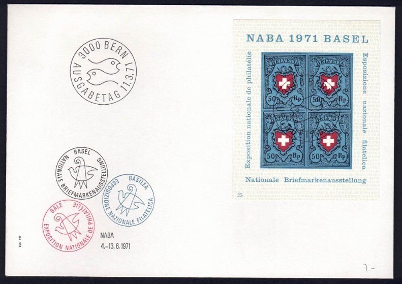 Tutti i francobolli: Sammlung CH Ersttagsbriefe 1971 – Nuovo (secondo la descrizione) da Pfäffikon ZH venduto da Romulus 1