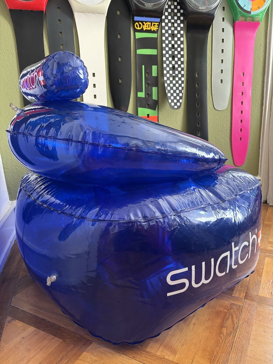Fauteuils: Swatch, aufblasbarer PVC-Sessel – D'occasion à Biel/Bienne par A_d_ryan 3